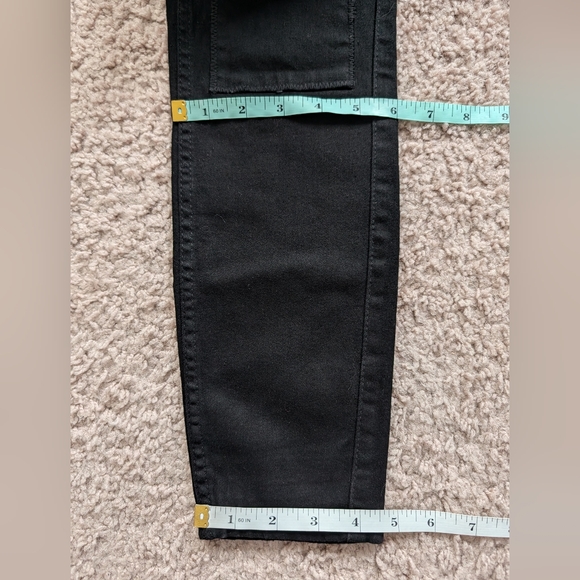 Hot Topic HT Denim Black Suspender Super Skinny Jeans Size 5 - Picture 12 of 12